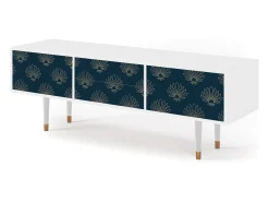 Móvel De Tv| Mueble de TV - 170х59х48 cm - T4 - Blue Lotus, Branco Bege