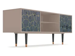 Móvel De Tv| Mueble de TV - 170х69х48 cm - T2 - Blue Lagoon, Latte Bege
