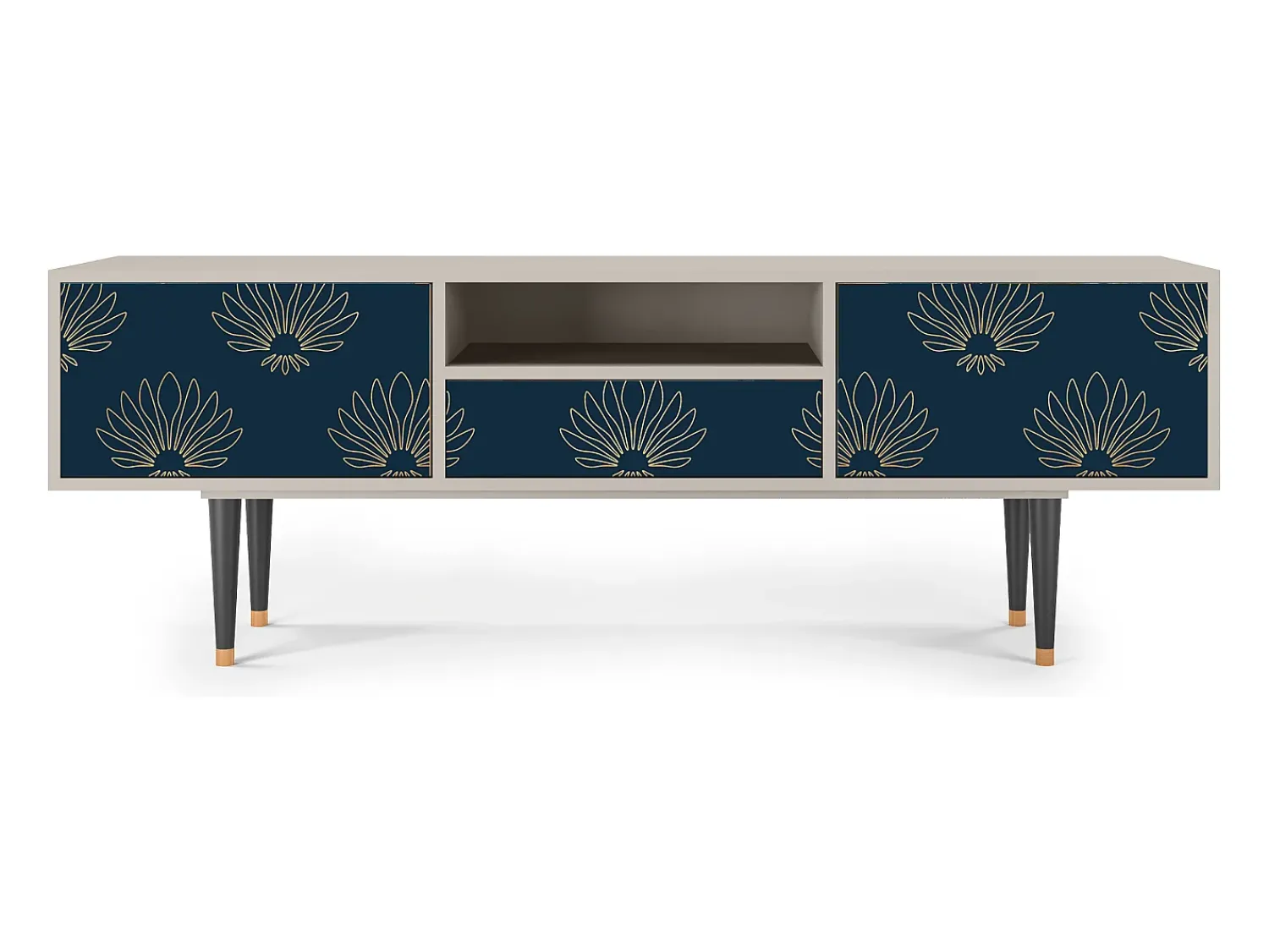 Mueble de TV - 170х59х41 cm - T6 - Blue Lotus, Areia^ Móvel De Tv