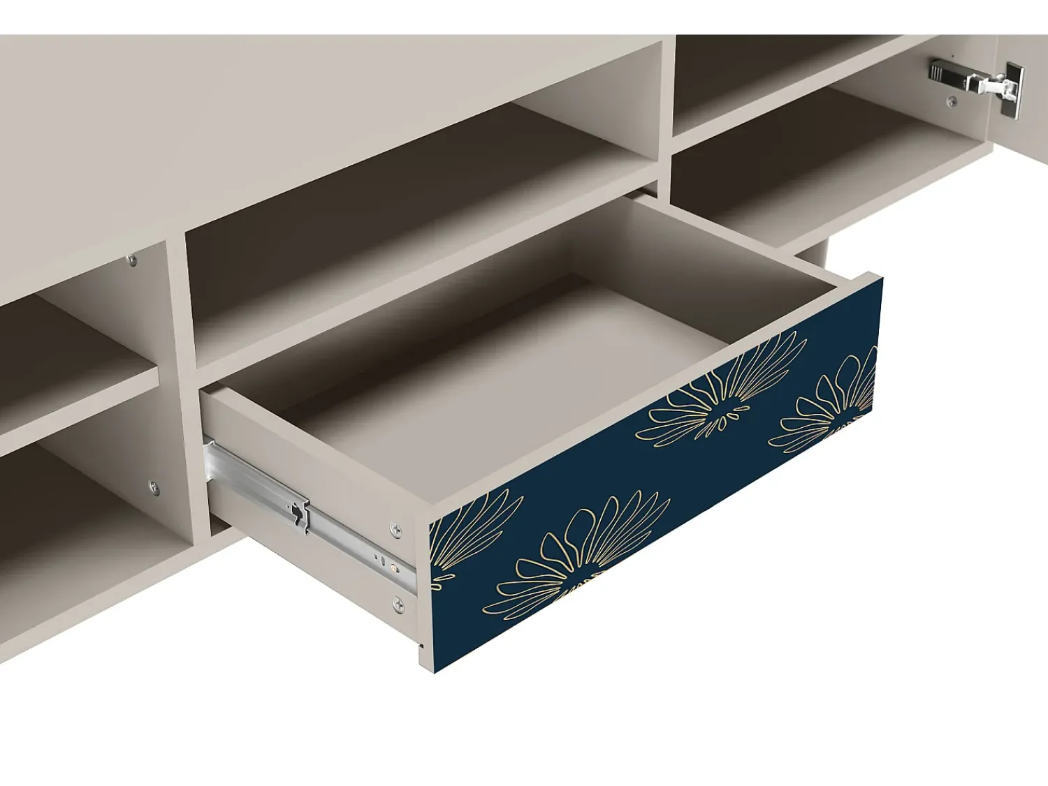 Mueble de TV - 170х59х41 cm - T6 - Blue Lotus, Areia^ Móvel De Tv