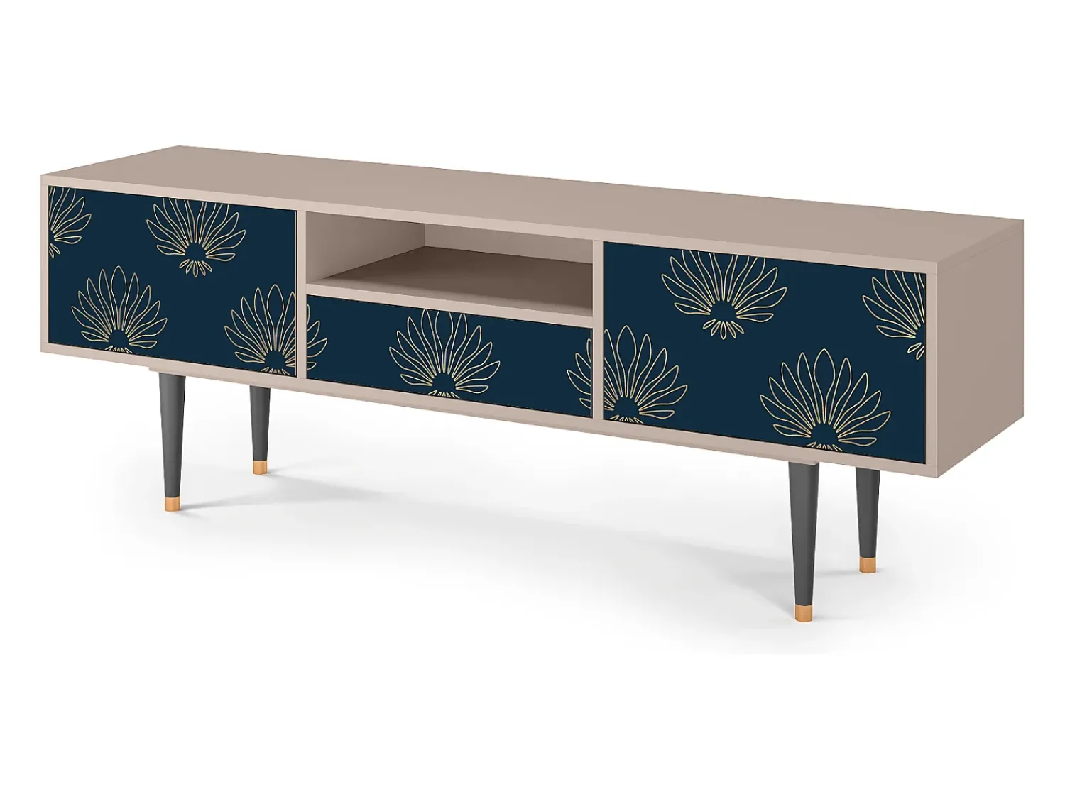 Mueble de TV - 170х59х41 cm - T6 - Blue Lotus, Areia^ Móvel De Tv