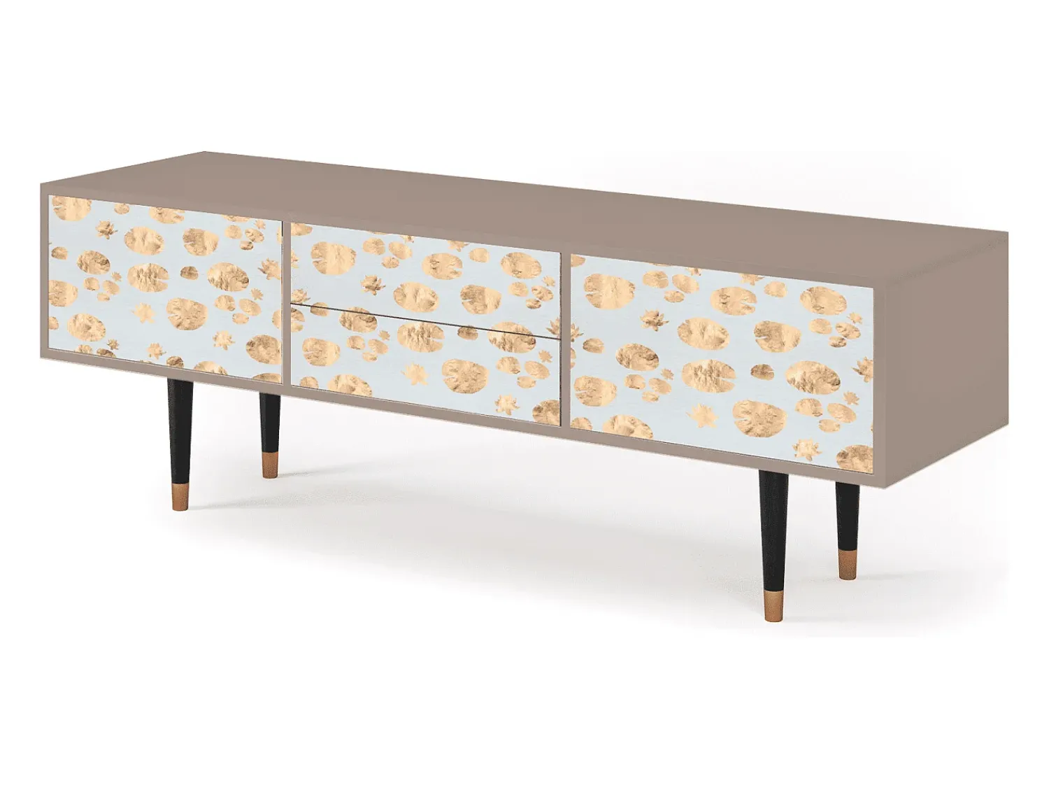 Móvel De Tv| Mueble de TV - 170х59х48 cm - T4 - Blue Giraffe, Latte Bege