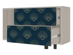 New Mueble de TV - 170х69х48 cm - T1 - Blue Lotus, Areia Bege