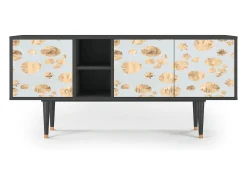 Móvel De Tv* Mueble de TV - 150х69х41 cm - T5 - Blue Giraffe, Antracite Cinza antracite