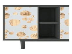 Móvel De Tv* Mueble de TV - 150х69х41 cm - T5 - Blue Giraffe, Antracite Cinza antracite
