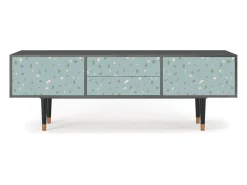 Hot Mueble de TV - 170х59х48 cm - T4 - Blue Drops, Antracite Cinza antracite