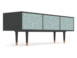 Hot Mueble de TV - 170х59х48 cm - T4 - Blue Drops, Antracite Cinza antracite