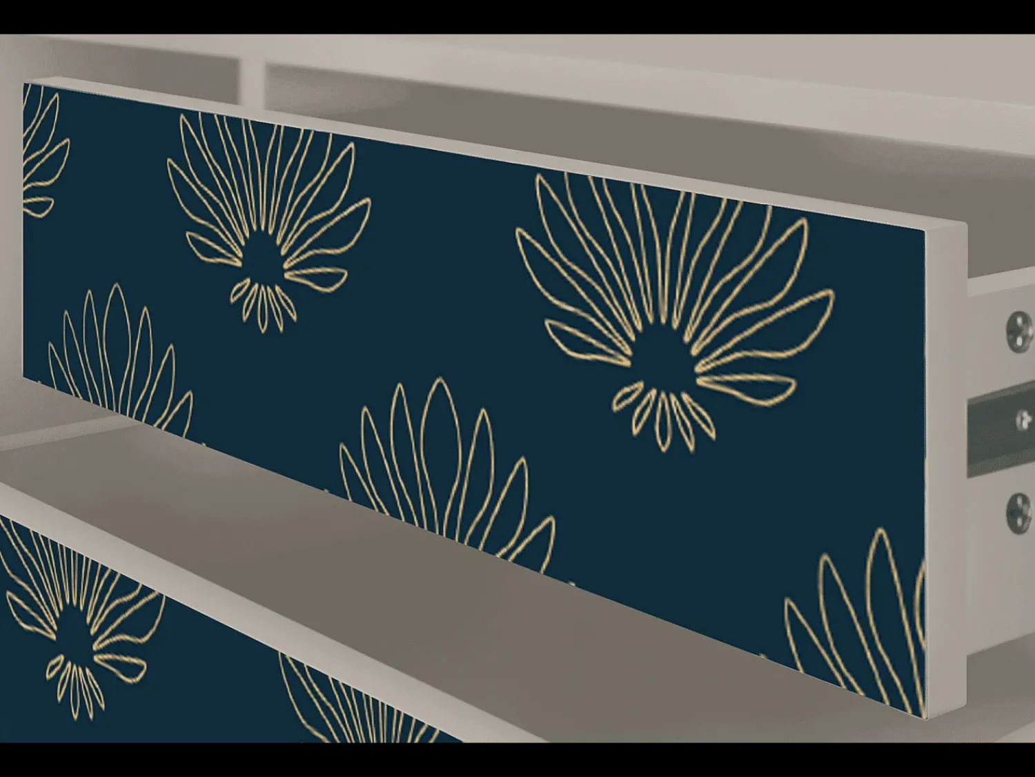 Mueble de TV - 170х59х48 cm - T4 - Blue Lotus, Areia^ Móvel De Tv