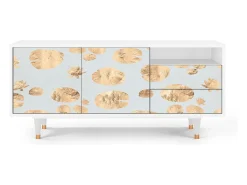 Móvel De Tv* Mueble de TV - 125х56х41 cm - T7 - Blue Giraffe, Branco Bege