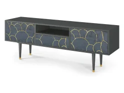 Mueble de TV - 170х59х41 cm - T6 - Blue Lagoon, Antracite^ Móvel De Tv