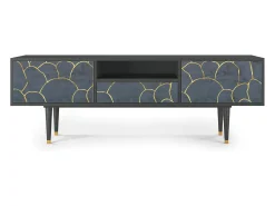 Mueble de TV - 170х59х41 cm - T6 - Blue Lagoon, Antracite^ Móvel De Tv
