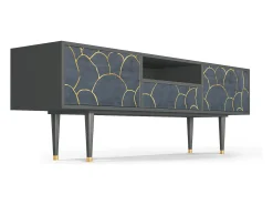 Mueble de TV - 170х59х41 cm - T6 - Blue Lagoon, Antracite^ Móvel De Tv
