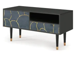 Mueble de TV - 115х59х48 cm - T3 - Blue Lagoon, Antracite^ Móvel De Tv