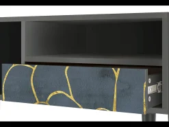 Mueble de TV - 115х59х48 cm - T3 - Blue Lagoon, Antracite^ Móvel De Tv