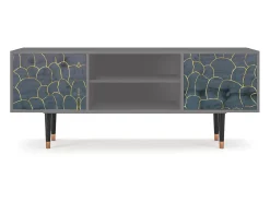 Móvel De Tv* Mueble de TV - 170х69х48 cm - T2 - Blue Lagoon, Cinza Cinzento