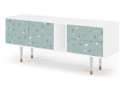 Clearance Mueble de TV - 170х69х48 cm - T1 - Blue Drops, Branco Bege