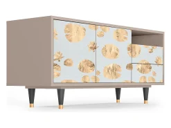 Móvel De Tv| Mueble de TV - 125х56х41 cm - T7 - Blue Giraffe, Latte Bege