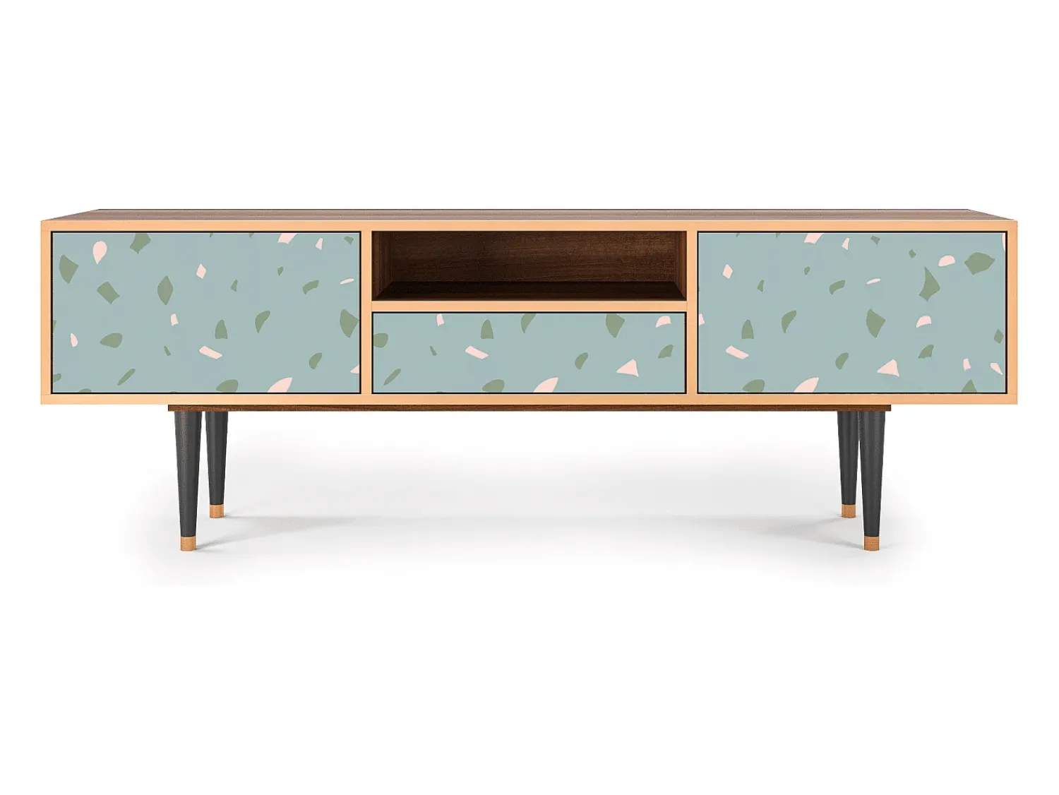 Mueble de TV - 170х59х41 cm - T6 - Blue Drops, Nogueira^ Móvel De Tv