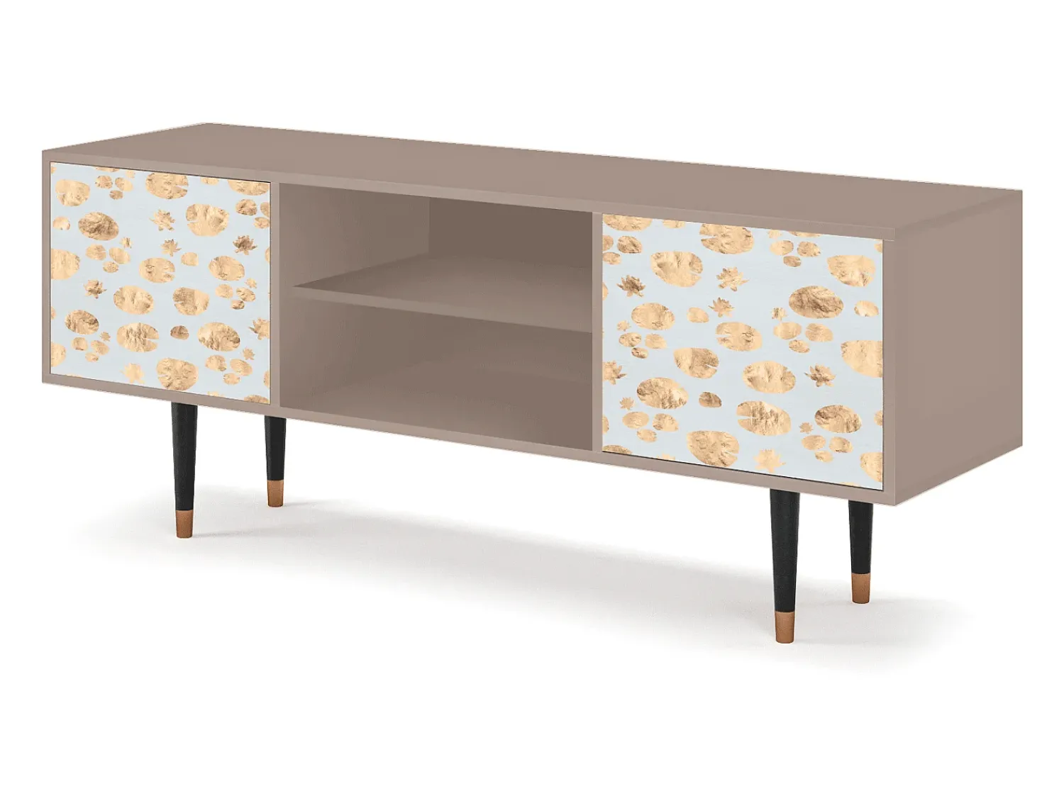 Móvel De Tv| Mueble de TV - 170х69х48 cm - T2 - Blue Giraffe, Latte Bege