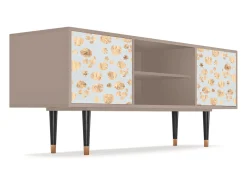 Móvel De Tv| Mueble de TV - 170х69х48 cm - T2 - Blue Giraffe, Latte Bege