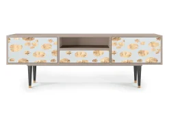 Móvel De Tv* Mueble de TV - 170х59х41 cm - T6 - Blue Giraffe, Latte Bege