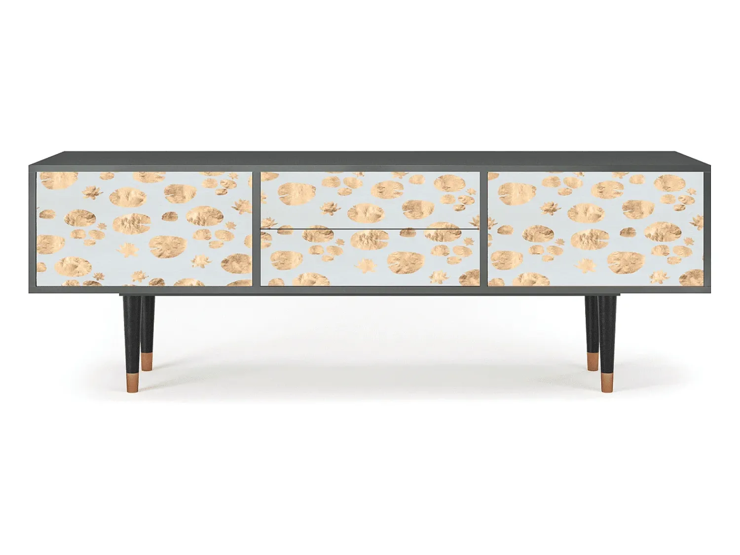 Móvel De Tv| Mueble de TV - 170х59х48 cm - T4 - Blue Giraffe, Antracite Cinza antracite