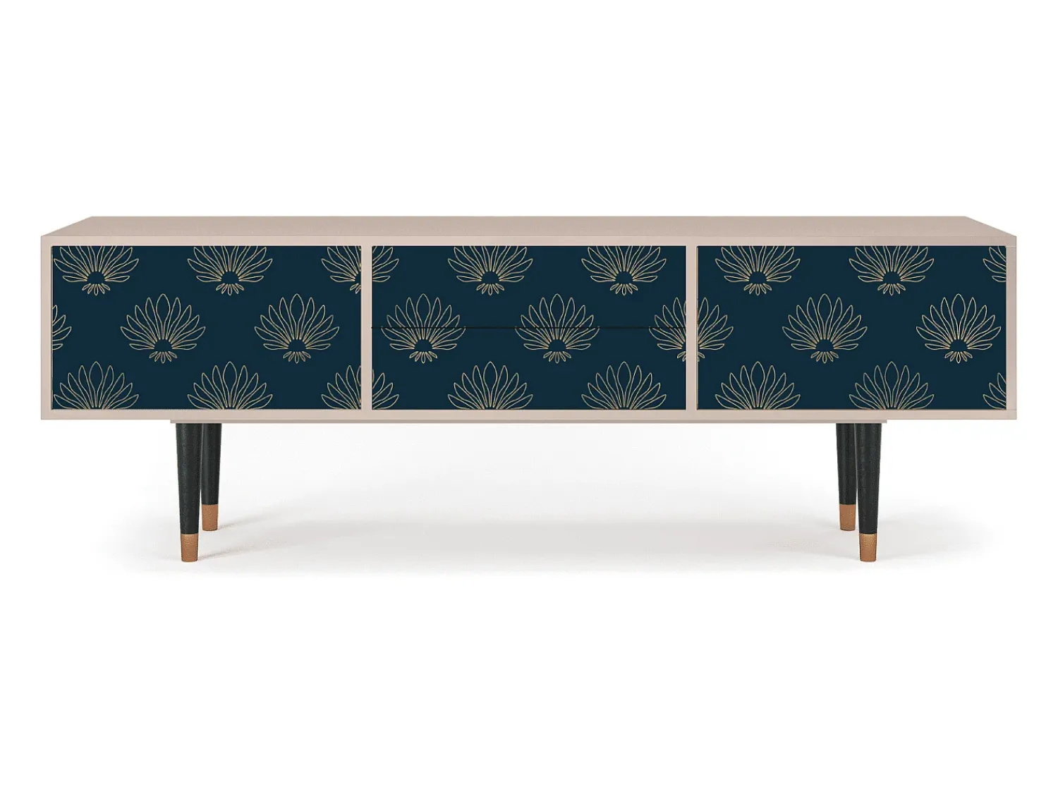Online Mueble de TV - 170х59х48 cm - T4 - Blue Lotus, Latte Bege