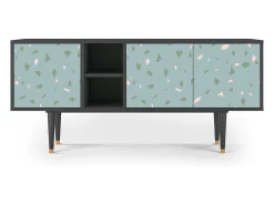 Sale Mueble de TV - 150х69х41 cm - T5 - Blue Drops, Antracite Cinza antracite
