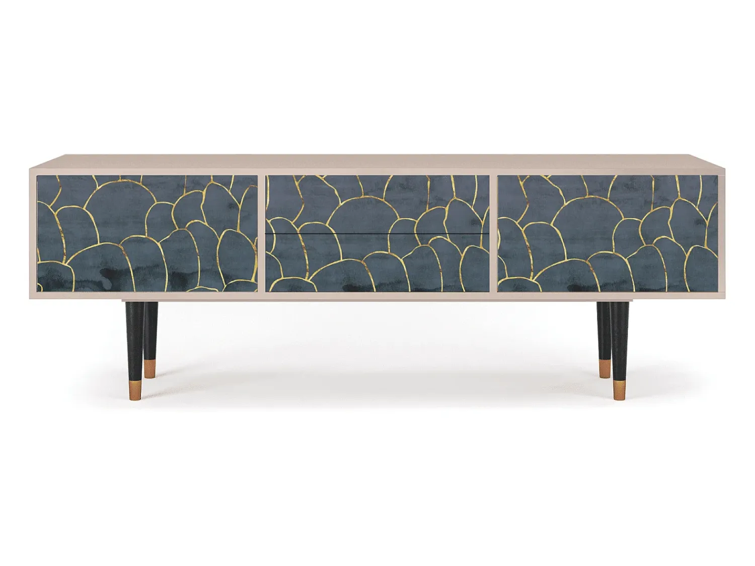 Sale Mueble de TV - 170х59х48 cm - T4 - Blue Lagoon, Latte Bege