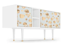 Discount Mueble de TV - 150х69х41 cm - T5 - Blue Giraffe, Branco Bege