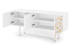 Discount Mueble de TV - 150х69х41 cm - T5 - Blue Giraffe, Branco Bege