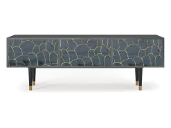 Móvel De Tv| Mueble de TV - 170х59х48 cm - T4 - Blue Lagoon, Antracite Cinza antracite