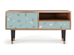 Mueble de TV - 115х59х48 cm - T3 - Blue Drops, Nogueira^ Móvel De Tv