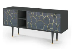 Mueble de TV - 150х69х41 cm - T5 - Blue Lagoon, Antracite^ Móvel De Tv