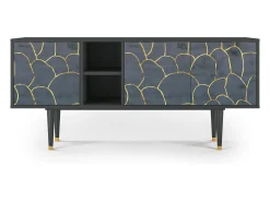 Mueble de TV - 150х69х41 cm - T5 - Blue Lagoon, Antracite^ Móvel De Tv