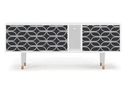 Mueble de TV - 170х69х48 cm - T1 - Braided Blue, Branco^ Móvel De Tv