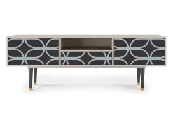 Móvel De Tv* Mueble de TV - 170х59х41 cm - T6 - Braided Blue, Areia Bege