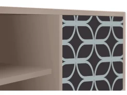 Mueble de TV - 170х69х48 cm - T2 - Braided Blue, Latte^ Móvel De Tv