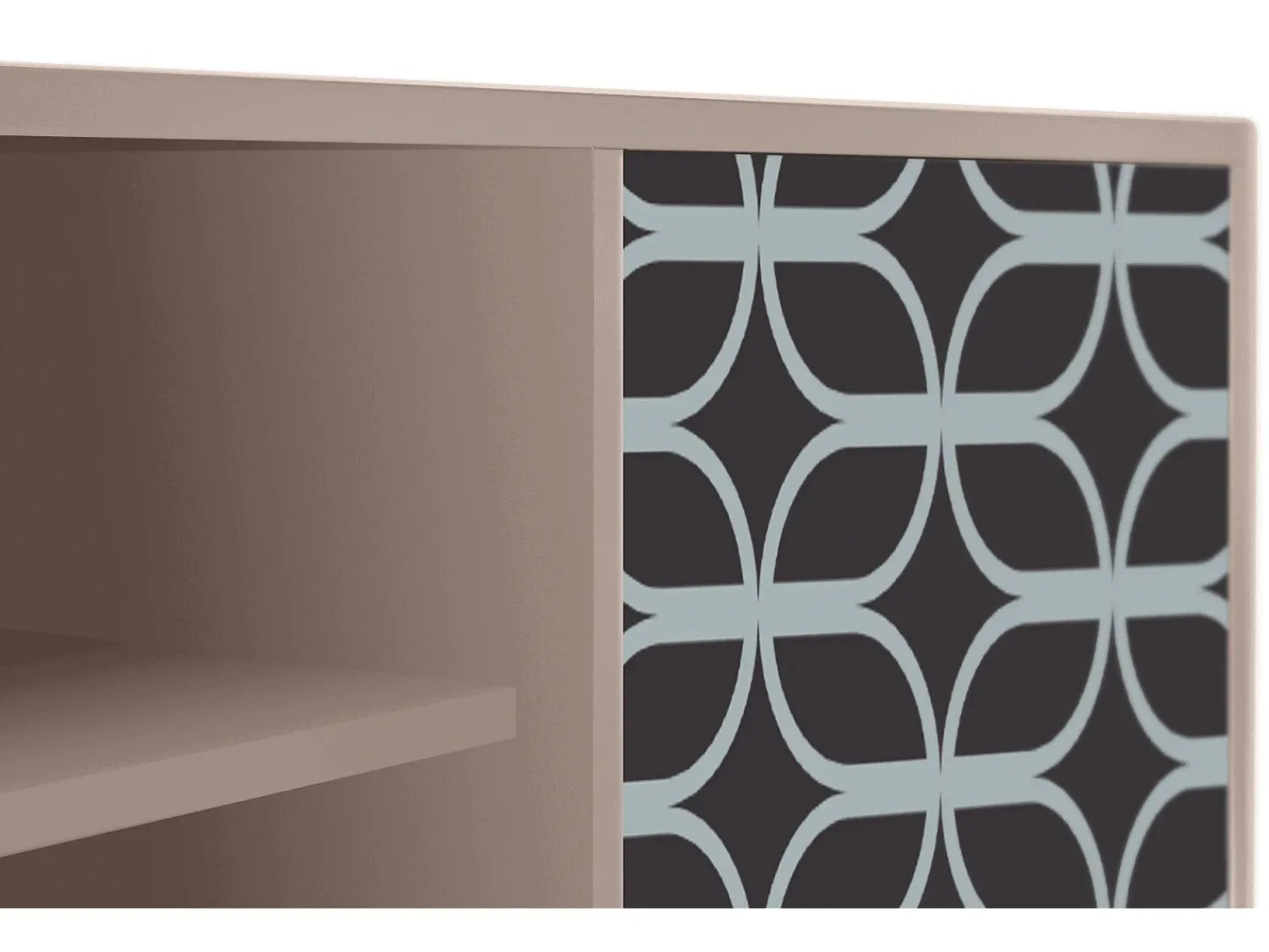Mueble de TV - 170х69х48 cm - T2 - Braided Blue, Latte^ Móvel De Tv