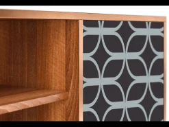 Mueble de TV - 170х69х48 cm - T2 - Braided Blue, Nogueira^ Móvel De Tv