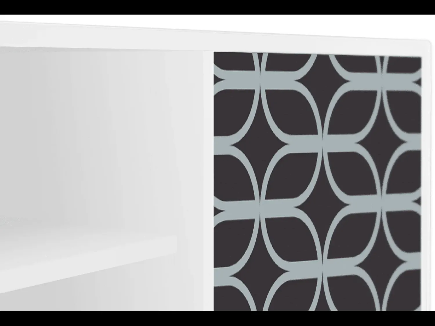Mueble de TV - 170х69х48 cm - T2 - Braided Blue, Branco^ Móvel De Tv