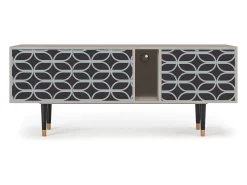 Móvel De Tv* Mueble de TV - 170х69х48 cm - T1 - Braided Blue, Areia Bege