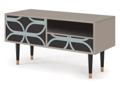 Mueble de TV - 115х59х48 cm - T3 - Braided Blue, Areia^ Móvel De Tv