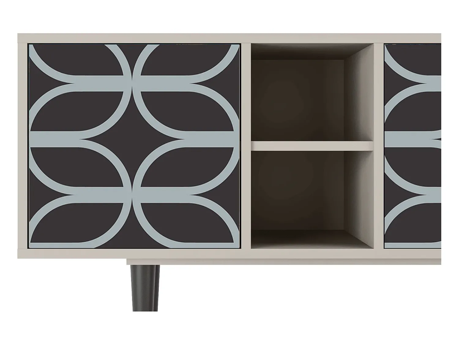 Mueble de TV - 150х69х41 cm - T5 - Braided Blue, Areia^ Móvel De Tv