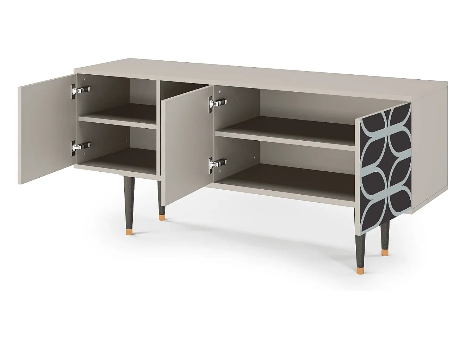 Mueble de TV - 150х69х41 cm - T5 - Braided Blue, Areia^ Móvel De Tv