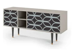 Mueble de TV - 150х69х41 cm - T5 - Braided Blue, Areia^ Móvel De Tv