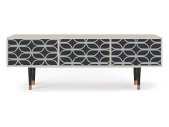 Móvel De Tv* Mueble de TV - 170х59х48 cm - T4 - Braided Blue, Areia Bege