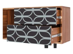 Online Mueble de TV - 170х69х48 cm - T1 - Braided Blue, Nogueira Castanho