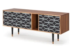 Online Mueble de TV - 170х69х48 cm - T1 - Braided Blue, Nogueira Castanho