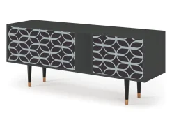 Mueble de TV - 170х69х48 cm - T1 - Braided Blue, Antracite^ Móvel De Tv
